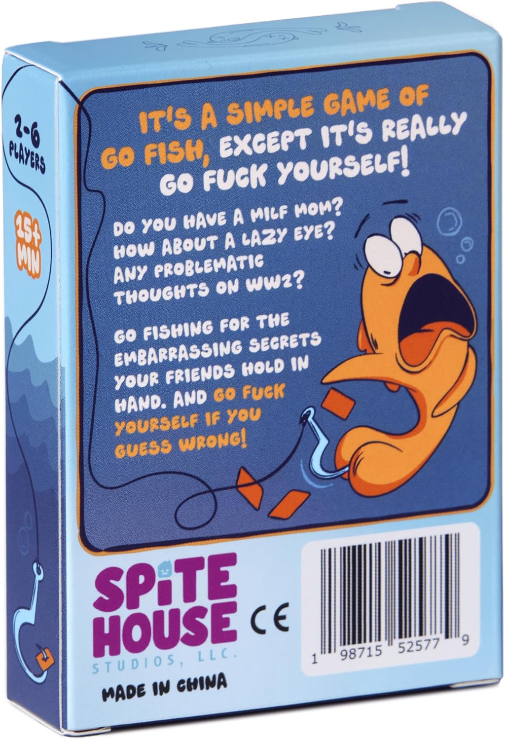 Go F Yourself! – The Grown Up Go Fish Card Game 2+ Players | 52 Cards, 13 Unique Pairs