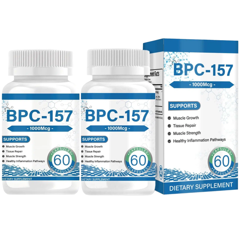 60 Peptide Capsules 1000 mcg | Supports Muscle Growth & Tissue Repair | Enhances Strength & Recovery | Non-GMO & Gluten Free