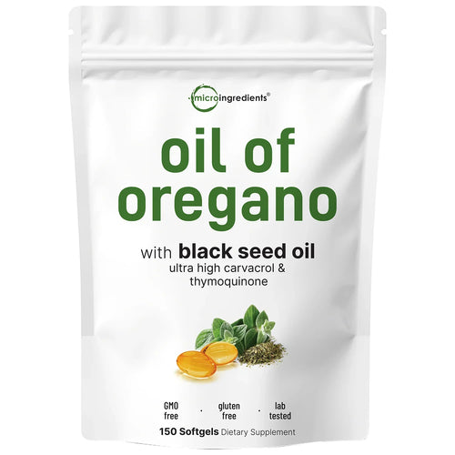 Oregano Oil with Black Seed Oil  Powerful Immune Support