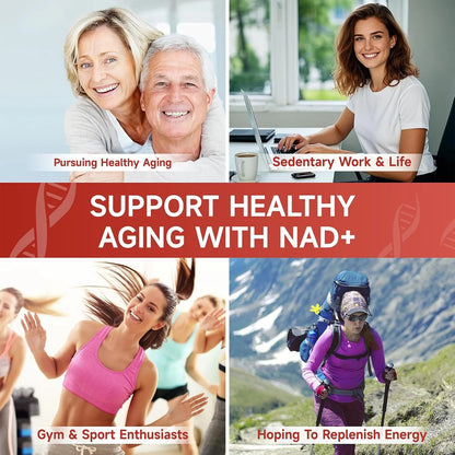 ZOOONE NR1000 - NAD+ Berry Flavor Drink Mix for Skin Aging Support, Energy, and Focus - 30 Pack