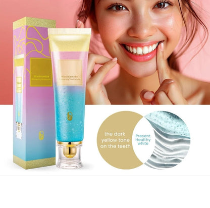 Triple Whitening Niacinamide Whitening Toothpaste – Advanced Whitening for a Brighter Smile