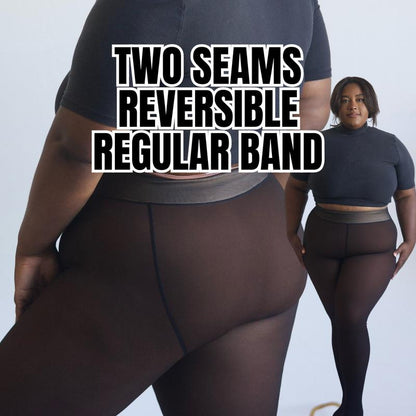 UPGRADED: Magic Fleece-Lined Leggings with Compression Waist & One-Seam Design | XXS-3XL in 4 Shades