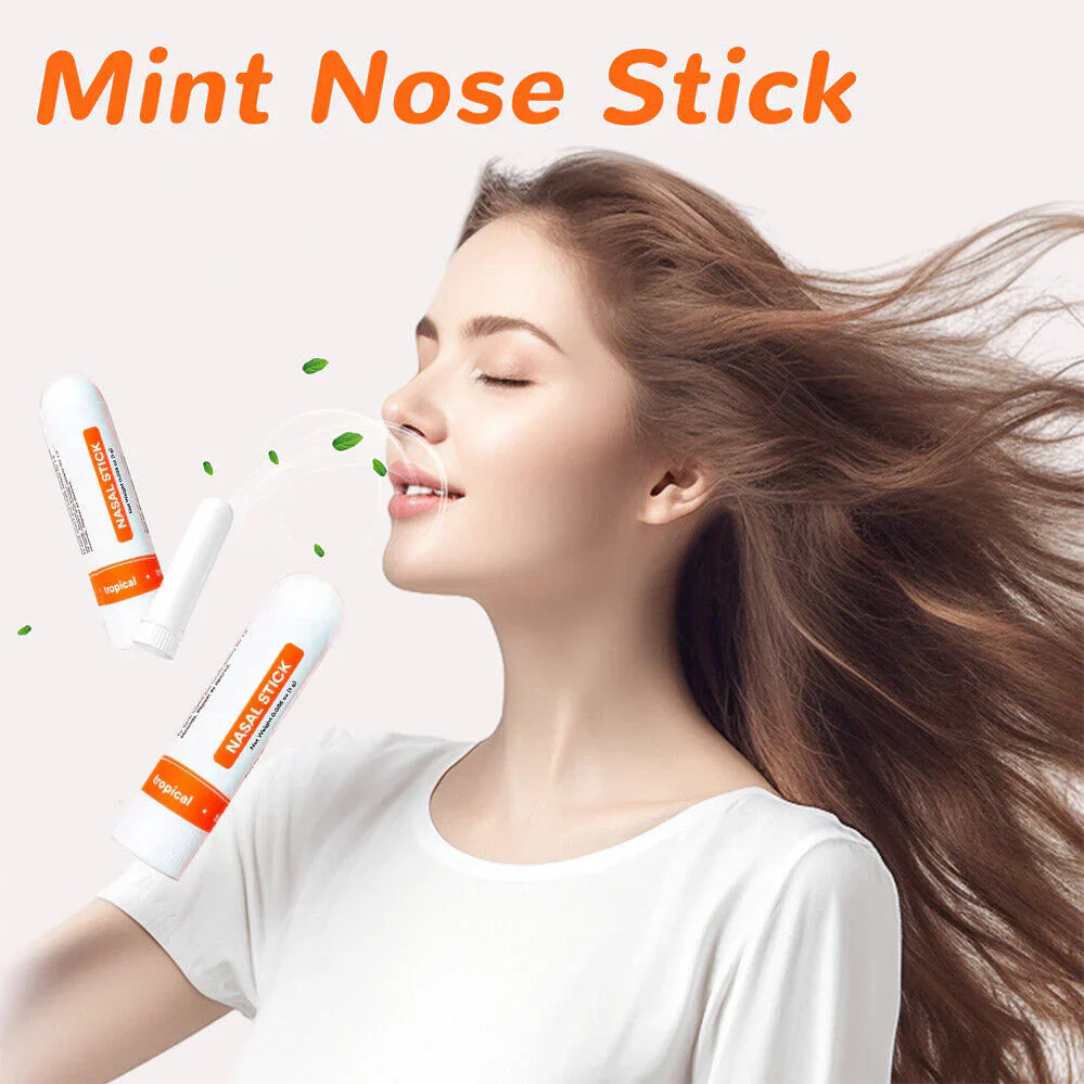 Nasal Stick (4 Pack) | Boosts Focus + Enhances Breathing | Aromatherapy Inhaler Made with Essential Oils