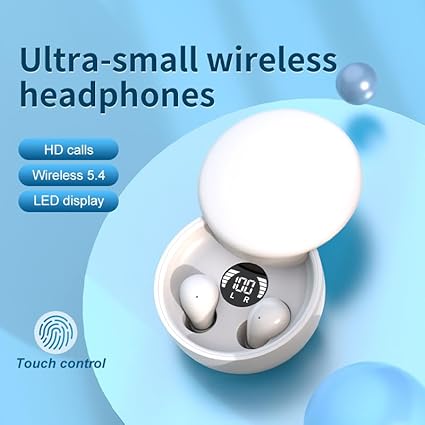 Mini Invisible Headphones Bluetooth 5.4 True Wireless
