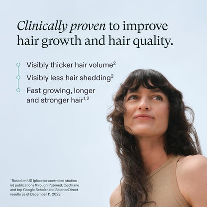 Nutrafol - Natural Hair Growth Formula - Women's Supplements - Thicker & Stronger Hair Support - Daily Use