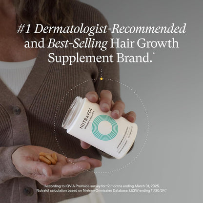 Nutrafol - Botanical Hair Growth Formula - Women's Balance Supplements - Thicker Hair & Scalp Coverage Support - Women 45+