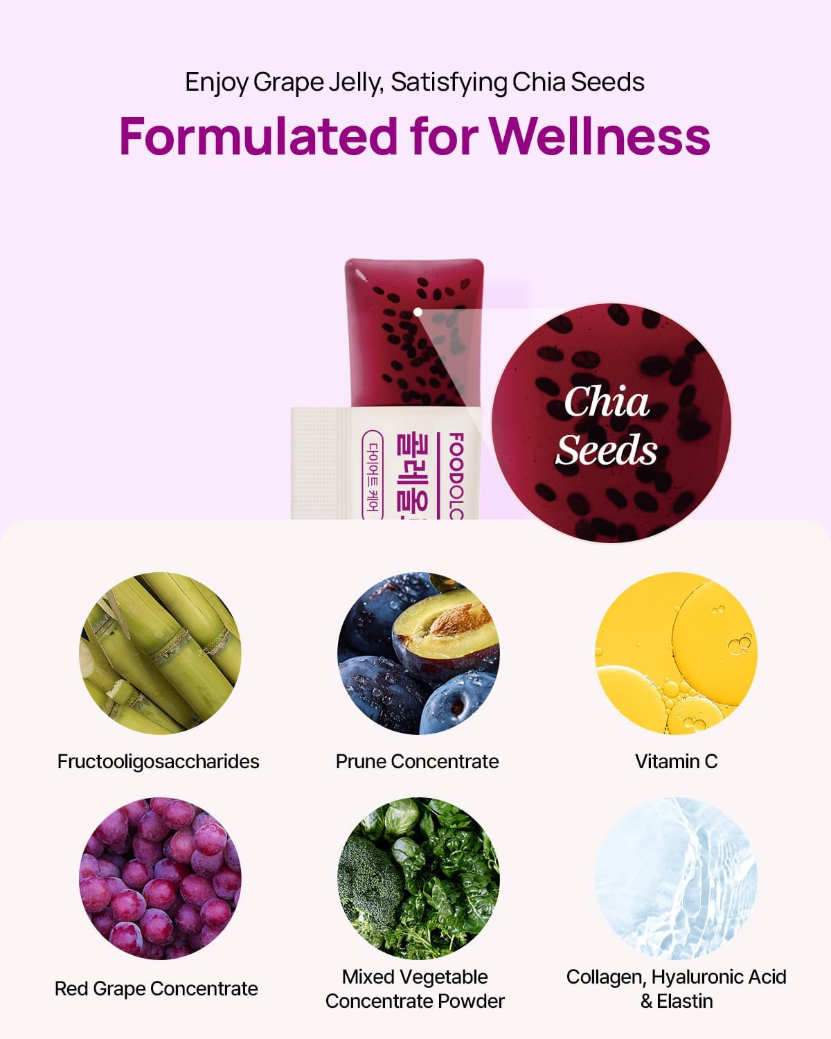 Bowel Movement Jelly (10 Days) - Garcinia Cambogia (HCA) Jelly Sticks.(Grape  Flavored)