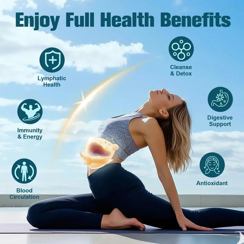 Liposomal Lymphatic Drainage Drops - 11 In 1 Organic Supplement with Burdock Root Echinacea Elderberry Calendula Cleavers Herb Dandelion Supports Lymphatic Health 2 FL.OZ Healthcare Natural