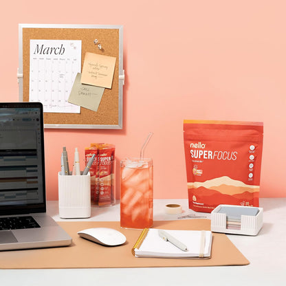 Drink Mix – Fruit Punch Flavor – Alpha GPC, Lion’s Mane, Rhodiola & N-Acetyl L-Tyrosine – Sugar-Free, On-The-Go Packets – 20 Servings