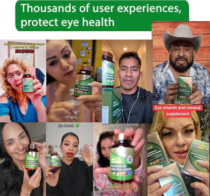 Zooone Lutein Eye Vitamins Supplement 90pcs, Lutein & Zeaxanthin for Women Men to Against Macular & Dry Eye