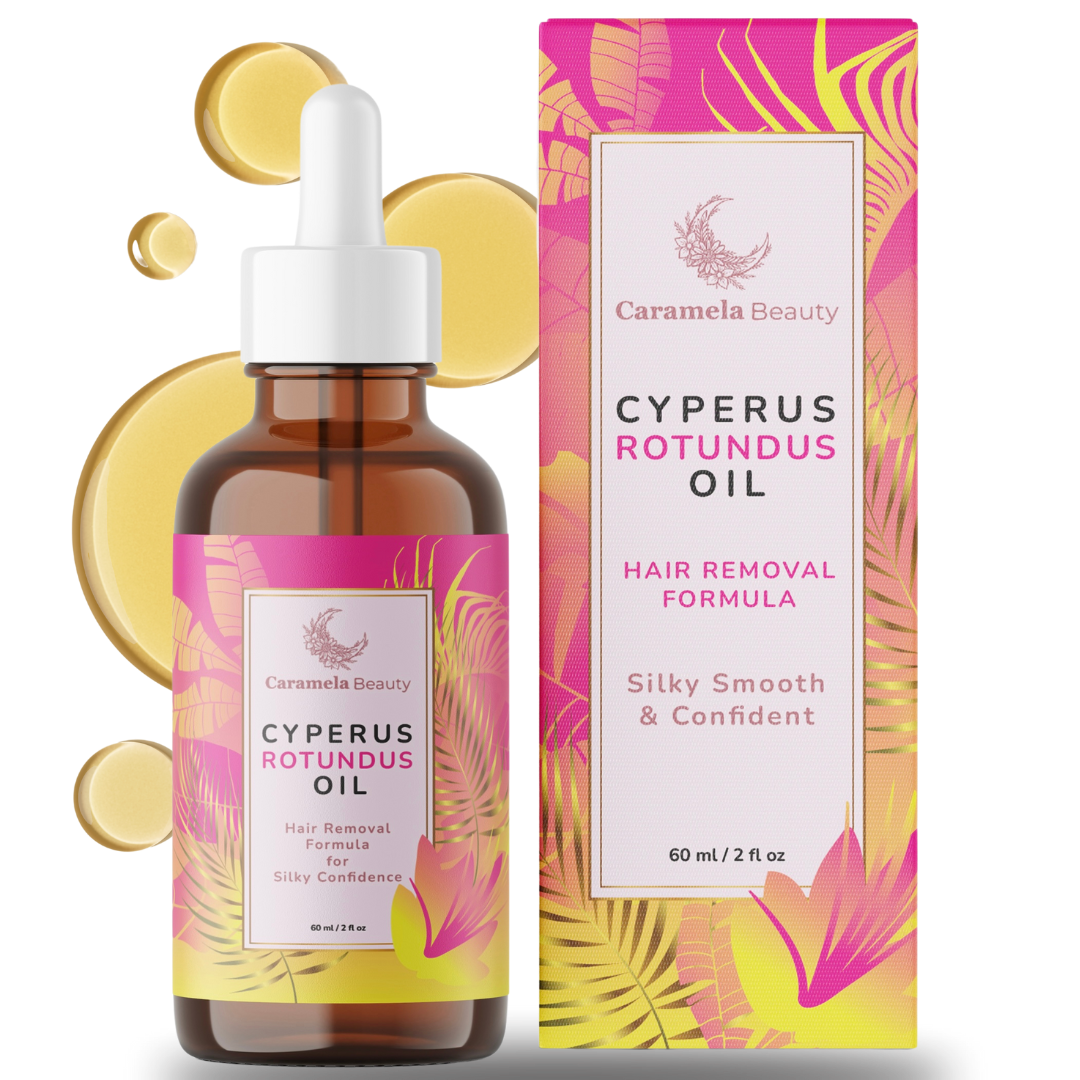 Cyperus Rotundus Oil - 60ml Natural Cyperus Rotundus Oil For Hair Removal, Moisturizing & Soothing Cyperus Oil For Reducing Body Hair Growth, Hair Removal Oil Ideal for All Skin Types