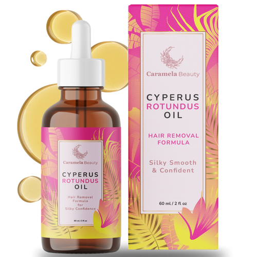 Cyperus Rotundus Oil - 60ml Natural Cyperus Rotundus Oil For Hair Removal, Moisturizing & Soothing Cyperus Oil For Reducing Body Hair Growth, Hair Removal Oil Ideal for All Skin Types