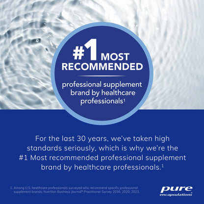 Pure Encapsulations Magnesium (Glycinate) - Supplement to Support Stress Relief, Sleep, Heart Health, Nerves, Muscles, and Metabolism* - with Magnesium Glycinate - 90 Capsules