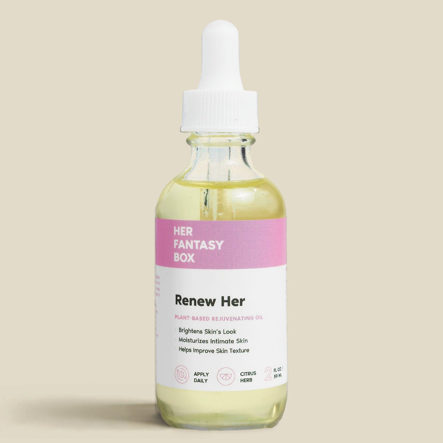 Her Fantasy Box Renew Her Yoni Oil - For Dryness, Ingrown Hair, Dark Marks & Scars