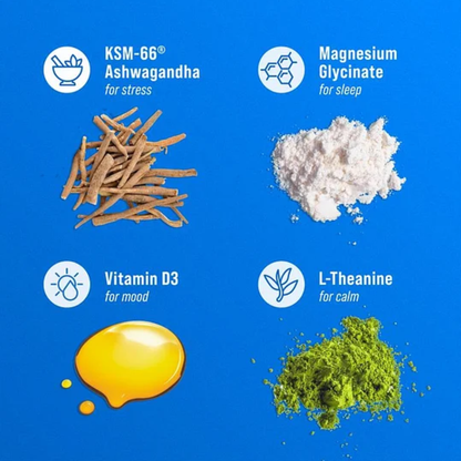 Nello Supercalm – Calming Drink Mix with KSM-66 Ashwagandha, Vitamin D3, Magnesium & L-Theanine – Supports Cortisol Balance, Mood & Sleep, Helps Manage Occasional Stress (20 Servings)