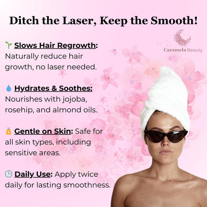 Cyperus Rotundus Oil - 60ml Natural Cyperus Rotundus Oil For Hair Removal, Moisturizing & Soothing Cyperus Oil For Reducing Body Hair Growth, Hair Removal Oil Ideal for All Skin Types