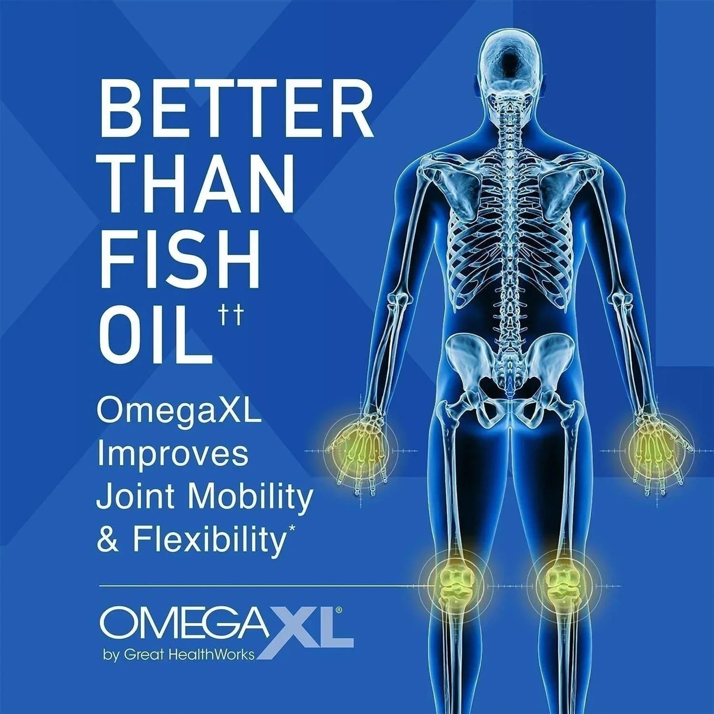 Omega XL 120 Capsules Green Lipped Mussel Omega-3 Joint Relief New
