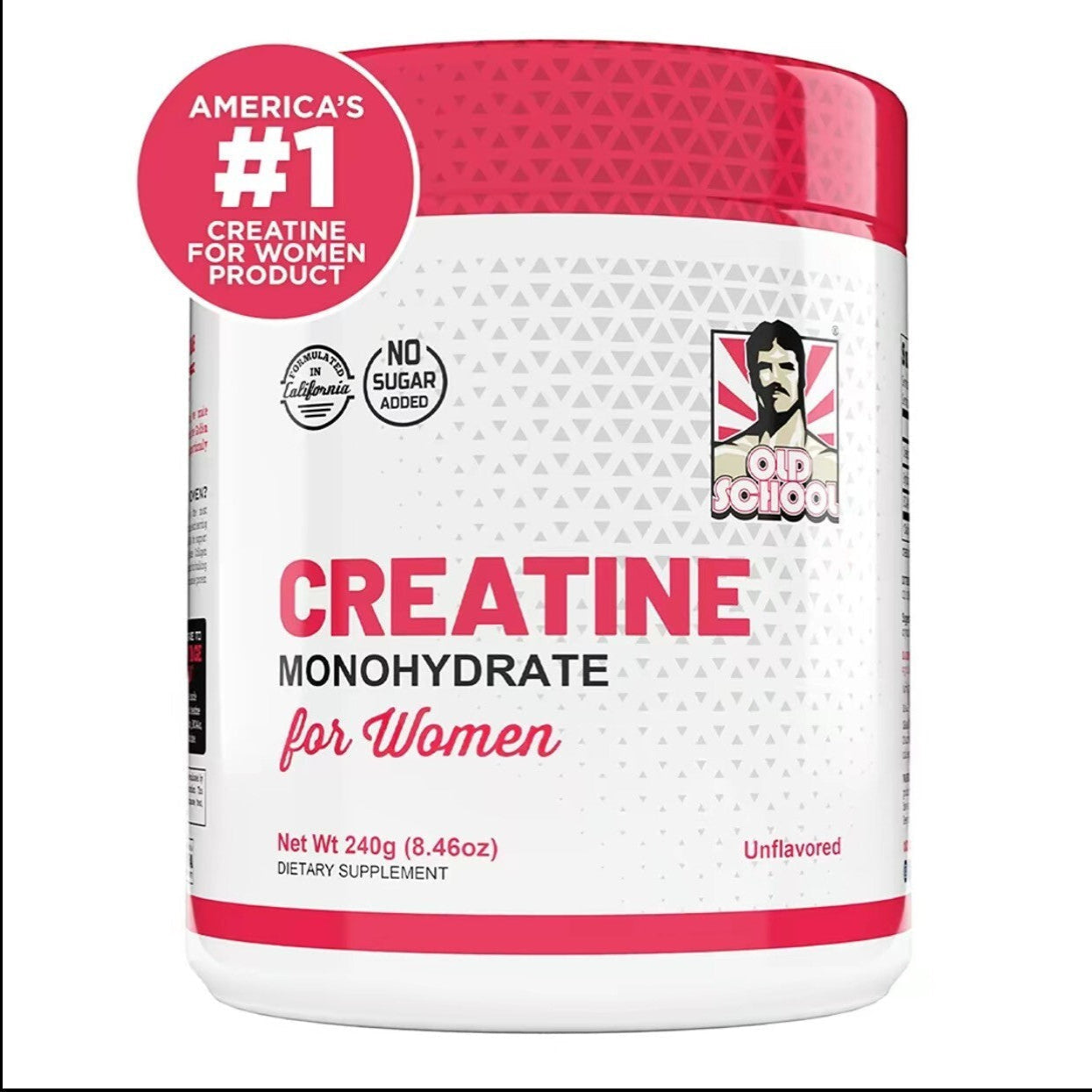 Creatine Monohydrate for Women -240g (30 Servings)