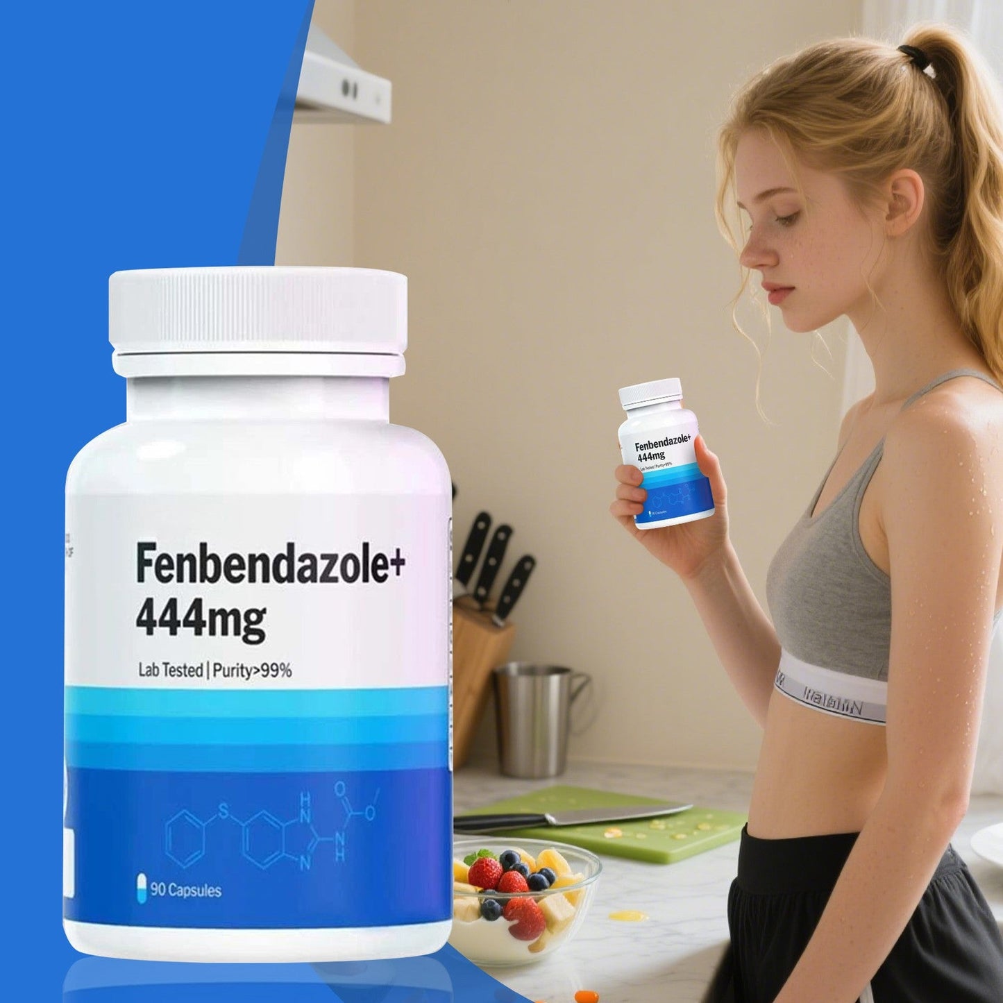 Highly Concentrated Dietary Supplement 444mg – 90 Capsules | Daily Wellness & Immune Support