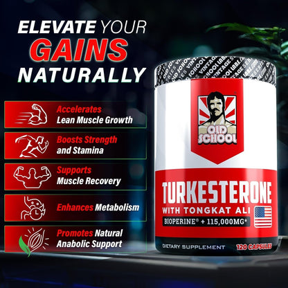 Turkesterone Supplement for Men 15,000mg [Max Potency]